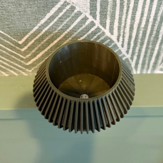 Convex 3D Printed Planter with drainage tray (Copy)