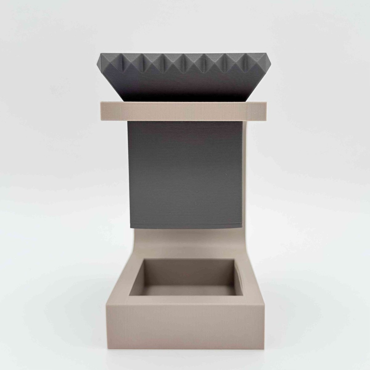 2-Piece Hover 3D Printed Planter with drainage tray